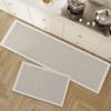 Tapete para Piso de Cocina Estilo Wabi-Sabi, Antideslizante, Resistente al Aceite, Limpiable con Trapo, Tapete para Pies sin Lavado, Absorbente de Agua, Absorbente de Aceite, Tierra de Diatomeas, Alfombra Resistente a Manchas