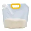 Bolsas de Succión Sellables de Grano de Grado Alimenticio, Bolsas de Almacenamiento a Prueba de Humedad y a Prueba de Insectos, Bolsas Transparentes de Empaque de Alimentos con Succión Sellables y de Pie