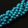 Cristal Shijia da Áustria 5810-2029 Azul Verde Escuro Furo Passante Pérola Acessórios para Brincos Pulseira Colar Pingente DIY