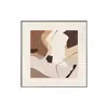Isla Marrón Estilo Crema Pintura Decorativa de Restaurante Arte de Nicho Abstracto de Gama Alta Mural para Sala de Estar Dormitorio Pintura Colgante para Mesa de Comedor