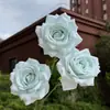 3 Arreglos de Rosas de Diamante para Montaje de Escena de Boda, Guía de Escenario, Pared de Flores de Piso, Flores Falsas de Techo, Flores de Seda, Flores Artificiales al por Mayor