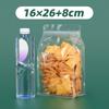Bolsa Transparente de Cierre Ziplock con Sellado de Ocho Lados Boca Ancha Portátil para Frutos Secos Empaque de Alimentos Bolsa Sellada para Almacenamiento en Refrigerador Venta al por Mayor