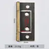 Caixa de embalagem de dobradiça de ferro colorida fina 51*24mm acessórios de ferragens comércio exterior fabricantes de dobradiças pequenas