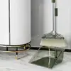 Conjunto Pá e Vassoura Doméstica Vassoura Sem Pelos Combinação Novo Transparente Lã Macia Artefato de Varrição Vassoura Vassoura