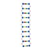 Modelo de estrutura de dupla hélice de DNA gene genético e variação biológica instrumento de ensino biológico do ensino médio equipamento experimental