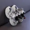 Zapatillas Deportivas para Niños Modelo Nuevo Primavera y Otoño para Niños y Niñas, Zapatos Retro tipo Papá, Malla Transpirable con Velcro, Zapatos Casuales para Niños Mayores