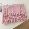 Cachecol de pelúcia liso, macio e fofo para o inverno, estilo casual, cor sólida, grande de fleece, cachecol quente, adequado para estudantes e casais como um xale