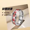 Anillo Nuevo de Acero de Titanio para Hombre de Moda Personalidad Araña Anillo de Moda Pulsera Transfronteriza Europea y Americana