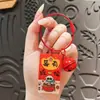 Llavero de Tarjeta de Texto Año de la Oveja de Acrílico Lindo Dibujo Animado Mascota del Zodiaco Colgante para Bolsos de Niñas Regalo de Año Nuevo
