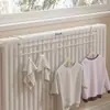 Gancho para radiador, cabide para canos de radiador doméstico, prateleira de armazenamento acima do radiador, acessório para secar roupas sem furar