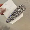 Pasador de Pelo Coreano Dongdaemun Nuevo con Forma de Corazón y Pedrería Moda Pinza para Flequillo Pinza de Pelo Completa de Pedrería Pinza de Pelo de Lujo Ligero para Mujeres