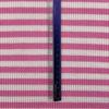 Tecido Jacquard de Malha Texturizada Bicolor com Listra Larga em Padrão de Onda para Camisetas, Blusas, Vestidos, Mistura de Poliéster e Elastano
