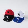 Gorra de béisbol para niños de estilo coreano, nueva gorra de primavera y otoño, a prueba de sol, plana, estilo hip hop, con estrella de cinco puntas, para todo tipo de partidos, venta al por mayor
