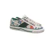 Tênis de Lona Bordado Marca G Modelo Novo Primavera 2025 Sapatos Vulcanizados de Cano Baixo Tênis Casuais Retrô Estilo Casal