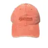 Gorra de béisbol de color sólido lavada estilo retro americano, gorra de pico simple versátil estilo coreano inspirada en tendencias ins para mujer