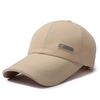 Gorra de béisbol de ala larga estampada para hombre, nueva gorra de primavera y verano, para exteriores, protección solar y parasol, para pesca, de secado rápido.
