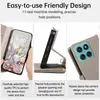 Aplicável transfronteiriça Xiaomi 17pro capa flip de couro com zíper para cartão de cor sólida com cores contrastantes e capa protetora com slot para cartão multifuncional
