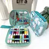 Hilo de Coser para el Hogar Color Juego de Aguja e Hilo Hilo de Coser Hilo Fino DIY a Mano Antiguo Rollo Pequeño Bolsa de Aguja e Hilo Herramienta de Hilo de Bordado