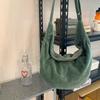 Bolso Bandolera de Gran Capacidad para Mujer 2026 Nueva Moda Bolso Tipo Dumpling de Gran Capacidad Bolso de Lona para Estudiantes Varones que Asisten a Clase Bolso de Hombro