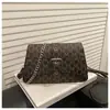 Bolso Clásico de Moda Estampado para Mujer, Gran Capacidad, Estilo Retro, Bolso de Hombro Moderno y Versátil, Elegante Bolso Cruzado