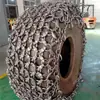 A corrente de proteção para pneus suporta personalização para pneus 23.5-25, adequada para pneus de carregadeira de mineração