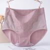 Ropa interior de algodón para madre de mediana edad y anciana, entrepierna antibacteriana, cintura alta, abdomen con grasa, niña, algodón suave, amigable con la piel, cómoda, talla grande, ropa interior para mujer