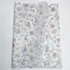 Papel de Presente Floral Pequeno com Laço de Papel Sydney, Baixa Saturação Gradiente, Papel Copiador, Embalagem de Presente Forrada com Papel de Seda, Impressão