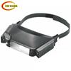Venta directa de fábrica, comercio exterior, comercio electrónico transfronterizo, lupa montada en la cabeza, 3 lentes de aumento diferentes, doble LED, inspección de mantenimiento