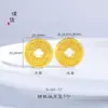 Tienda de oro con accesorios de oro vietnamita DIY duraderos Ping An Joy collar con colgante grande pasador accesorios para mujer