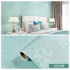 Papel tapiz autoadhesivo de flores estilo europeo simple generación transfronteriza PVC impermeable borrable papel tapiz autoadhesivo para el hogar autoadhesivo pastoral