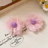 Pendientes de Flor Coloridos con Aguja de Plata Estilo Vacaciones de Verano, Pendientes de Moda de Lujo Ligero de Alta Gama, Accesorios para Orejas de Nicho para Mujeres