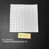 Grânulos Anti-Colisão de Silicone Transfronteiriços, Grânulos Transparentes, Almofadas Redondas Transparentes Antiderrapantes Anti-Colisão Domésticas, Pontos Adesivos Sem Marca