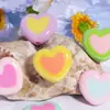 Cuentas Sueltas en Forma de Corazón Bicolor Chapadas en UV con Agujeros Rectos Cuentas Dopamina para Manualidades Accesorios para Cadena de Teléfono Venta al por Mayor