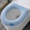 Cojín para Asiento de Inodoro Super Suave Mango Extra Grande Universal Cuatro Estaciones Almohadilla para Inodoro Cojín para Asiento de Inodoro Portátil de Invierno Funda Super Gruesa para Asiento de Inodoro