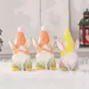 Muñeco de Enano Conejo sin Rostro Lindo de Pascua Hecho a Mano Decoración del Hogar Colgante de Primavera Accesorios de Decoración para Fiesta de Conejo Regalos para Niños Colores Aleatorios