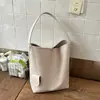 2026 Nuevo Bolso de Mano Tejido tipo Cubeta Hecho a Mano para Mujer, Correa Ancha Minimalista para el Hombro, Bolso de Hombro Único para Debajo del Brazo, Gran Capacidad, Estilo Casual