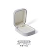 Joyero de franela con forma de pan redondo, caja para guardar anillos, colgantes, aretes, pulseras, embalaje de joyería