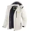 Ozone Transfronterizo Tallas Grandes Europeo y Americano Cálido Exterior Protección contra el Frío Cortavientos Impermeable Forro Polar Espesado Ropa de Montañismo Chaqueta de Algodón Abrigo Hombre