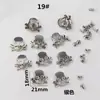 Rebites de Caveira DIY Rebites de Cabeça de Fantasma Liga Metálica Rebites Punk Roupas Bolsas Alças Sapatos Acessórios Material