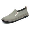 Una generación de zapatos casuales de viento deportivo para hombre para exteriores, zapatos de lona transpirables para pierna, tendencia, zapatos de conducción perezosos de pedal
