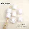 Contas Tubulares de Acrílico Tamanho Grande Acessórios Charms para Bolsa DIY Chaveiro Furo Reto Material Corrente para Celular Acessórios para Sapatos e Roupas Joias com Contas