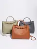 Nuevo Bolso de Mano de Alta Gama y Gran Capacidad para Mujer, Bolso Tejido a Mano Simple con Bandolera y Bolso Tote