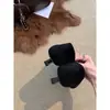 Primer Encuentro Temporada Estilo Ligero Maduro Punto Clave para el Trabajo Zapatos Planos Mujer Tacón Gatito Versátiles Zapatos de Trabajo Tacones Altos de Terciopelo