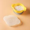 Plato con Ventosa para Bebé Set de Platos de Viaje con Tapa Plato para Alimentar al Bebé Plato con Ventosa para Comida Complementaria Infantil Plato de Entrenamiento para Aprender a Comer