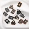 Accesorios para Joyería de Aleación con Goteo de Aceite DIY Colgante de Tarot Collar Pulsera Pendientes Llavero Colgante W441