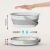 Cesta Drenante Dobrável de Camada Dupla Utensílios de Cozinha Bacia para Lavar Vegetais Bandeja de Frutas Doméstica para Sala de Estar Cesta de Armazenamento para Acampamento ao Ar Livre