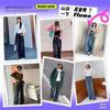 Jeans Retrô High Street Estilo Americano Masculino Primavera e Outono Design de Nicho Soltos Perna Larga Reto Tendência Marca Plutton Calças Bonitas