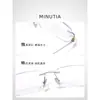 Gafas sin Montura de Titanio Puro Estilo Mismo que Zhang Linghe para Hombres, Adecuadas para Lentes Graduados, Luz Azul Anti-Reflejo, Elegantes y Geniales, Montura Ultraligera