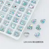 Dongzhou Crystal 10*8.8 Forma de Corazón Geométrico DIY Hecho a Mano Decoraciones para Uñas Rhinestones Diamante de Imitación 4815 Decoraciones para Uñas