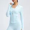Chamarra de Yoga Xichen Nueva Colección Otoño/Invierno Color Nuevo Ropa Deportiva Casual Fitness Tenis Ajuste Delgado Cuello Alto F620